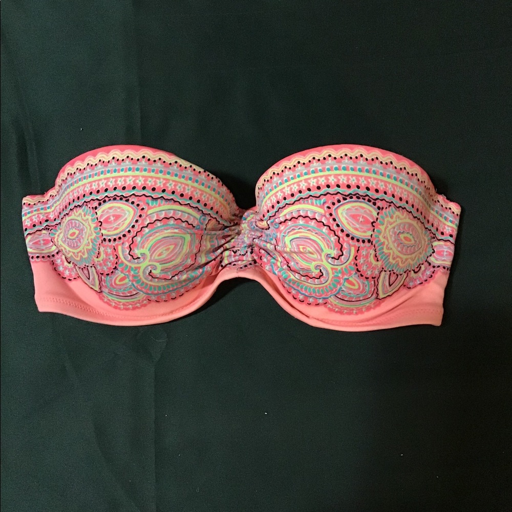 VICTORIAS SECRET 32C BATHING SUIT BIKINI TOP EUC